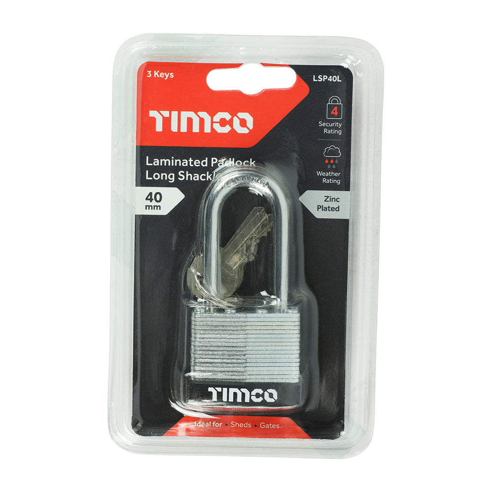 Veto Laminated Padlock - LS 40mm