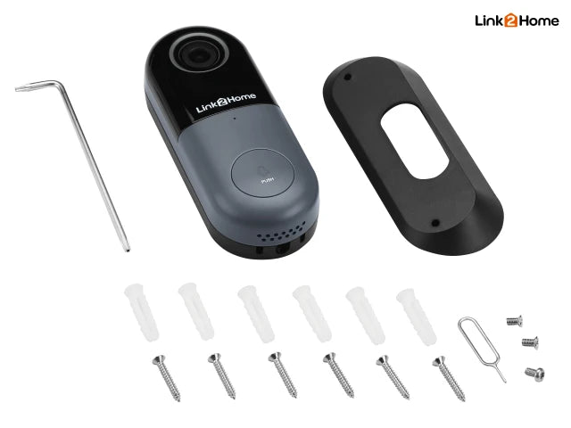 Link2Home Weatherproof (IP54) Smart Wired Doorbell