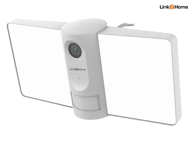 Link2Home Outdoor Smart Floodlight Camera 2K 4MP White
