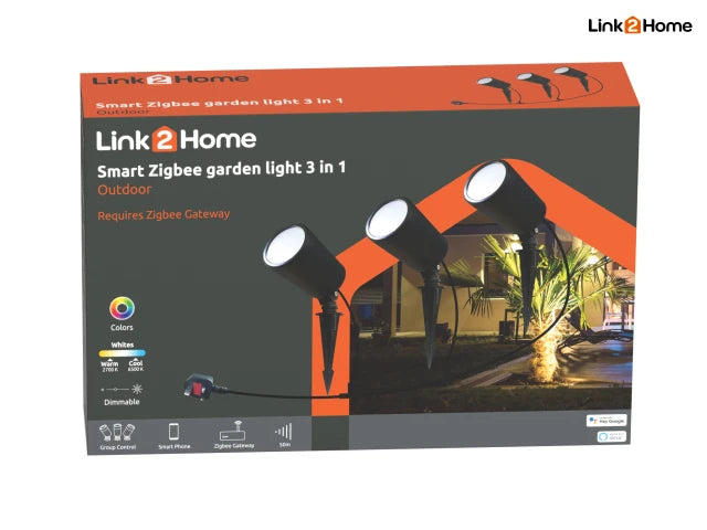 Link2Home Zigbee Smart Garden Light Kit