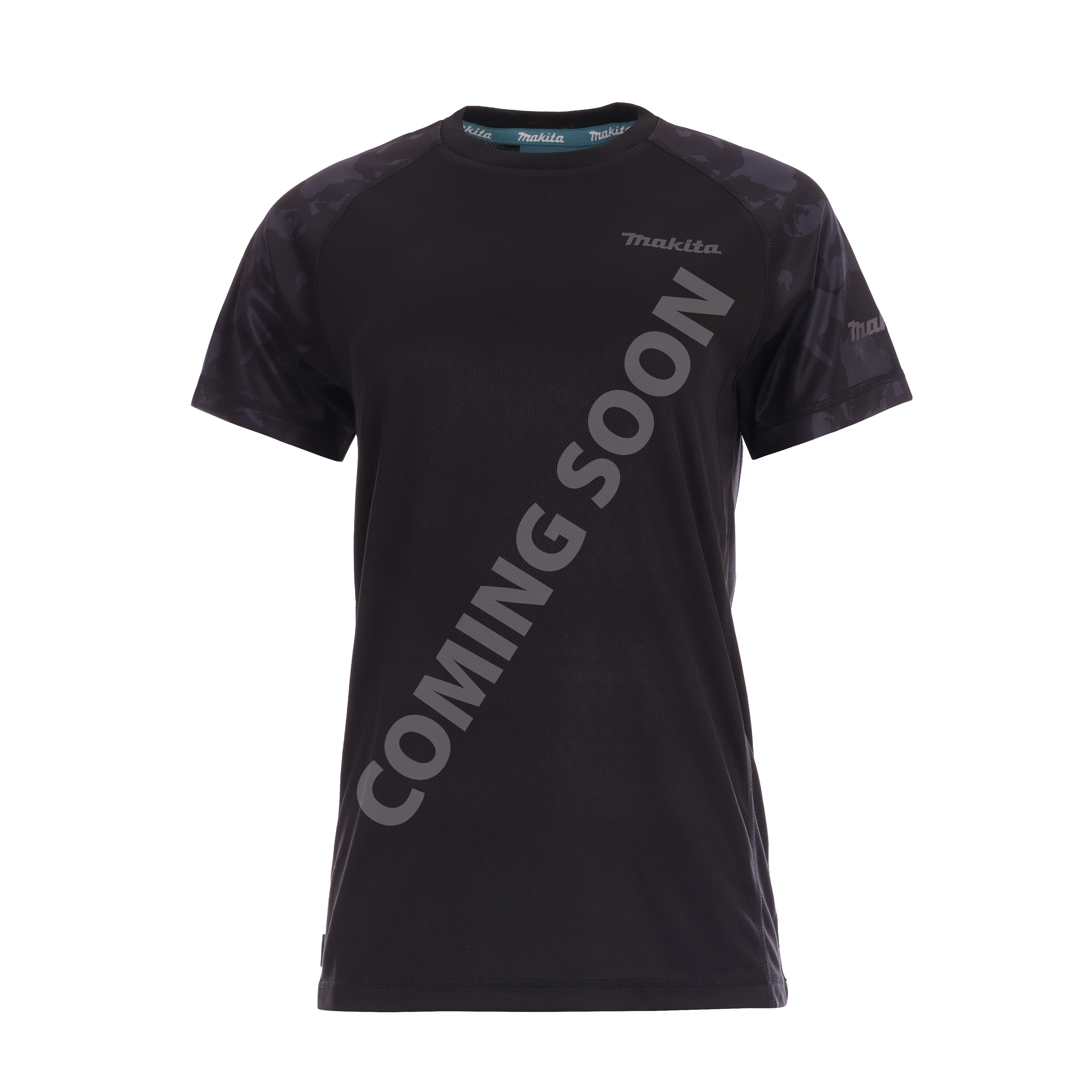 MAKITA WOMENS TECH T-SHIRT BLACK 8 Main Image