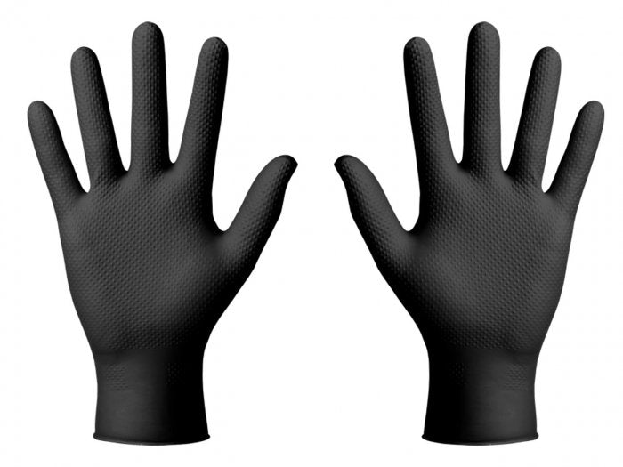 Mercator Ideall Grip Nitrile Gloves Large - Box 50