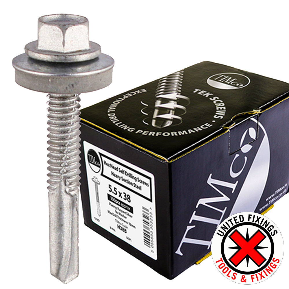 Hex No.5 S/Drill Screw W16 SO 5.5 x 32 100 PCS Main Image