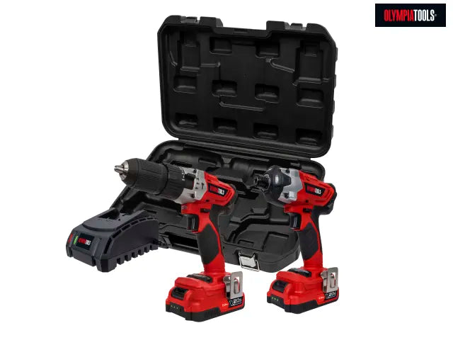 Olympia Power Tools X20S Twin Pack 20V 2 x 2.0Ah Li-ion