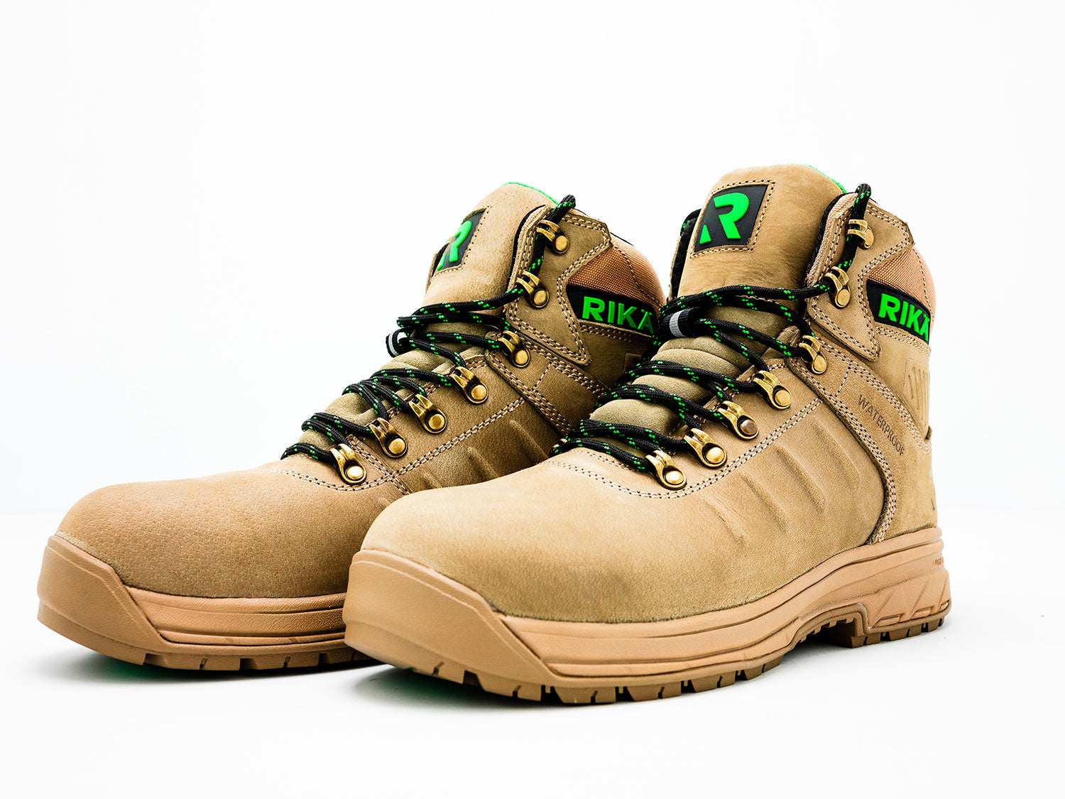 Rika - Jackal Stone Nubuck Safety Work Boot (Size 9)