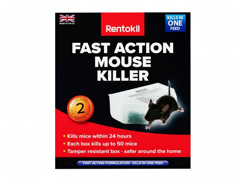 Rentokil Fast Action Mouse Killer (Twin Pack) Main Image