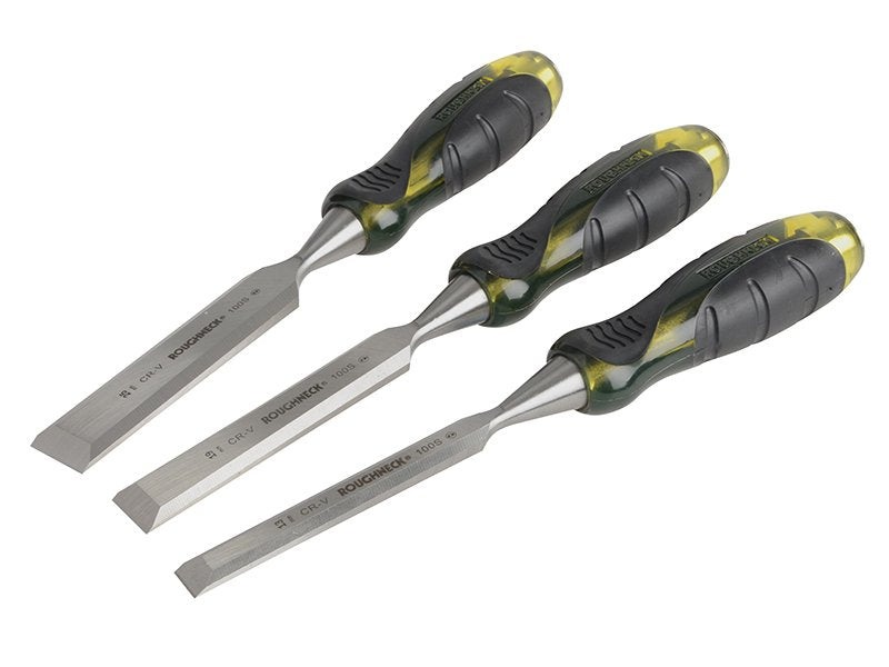 Roughneck Professional Bevel Edge Chisel 3 Piece Set 13mm, 19mm & 25mm Main Image