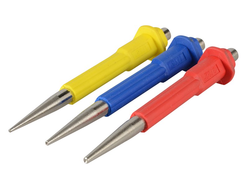 Roughneck Nail Punch 3 Piece Set 0.8mm, 1.6mm, & 2.4mm Main Image