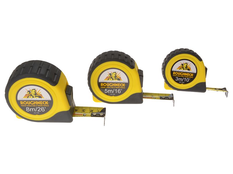 Roughneck E-Z Read Tape Measure Set, 3 Piece Main Image