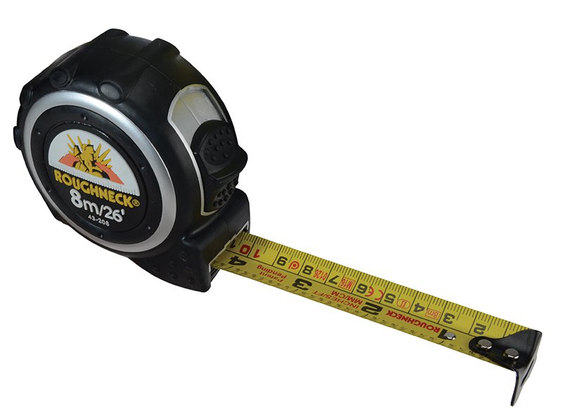 Roughneck Tape Measure 8m / 26ft 25mm Blade Main Image