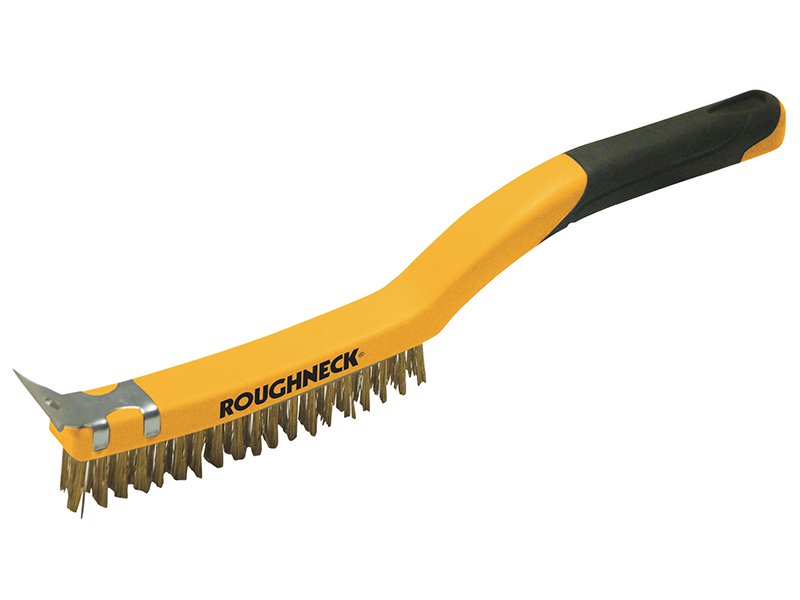 Roughneck Carbon Steel Wire Brush Soft Grip 350mm (14in) Main Image