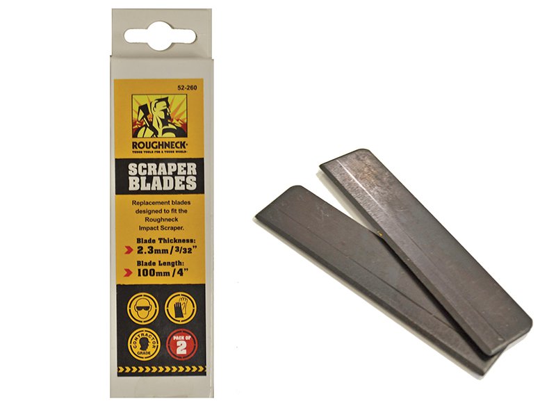 Roughneck Replacement Blades For Impact Scraper (Pack 2) Main Image