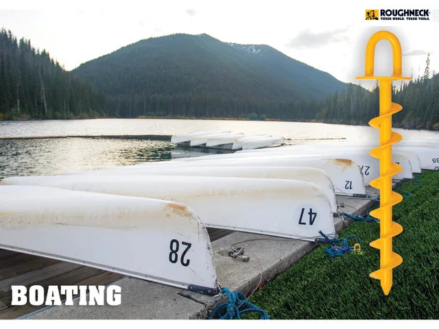 Roughneck Heavy-Duty Screw-in Ground Anchor 340mm (13.1/2in)