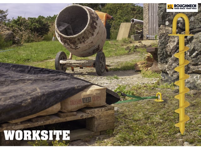 Roughneck Heavy-Duty Screw-in Ground Anchor 340mm (13.1/2in)