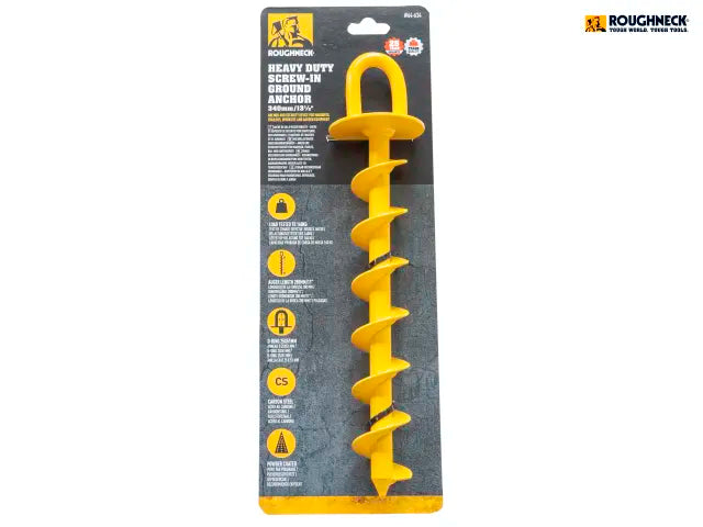 Roughneck Heavy-Duty Screw-in Ground Anchor 340mm (13.1/2in)