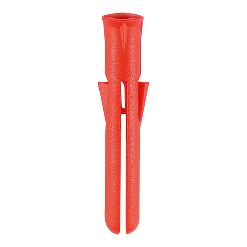 Premium Plastic Plugs - Red 34mm 1000 PCS