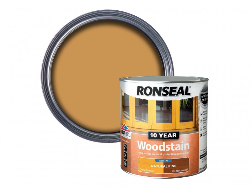 Ronseal 10 Year Woodstain Natural Pine 750ml Main Image