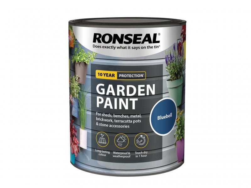 Ronseal Garden Paint Bluebell 750ml Main Image