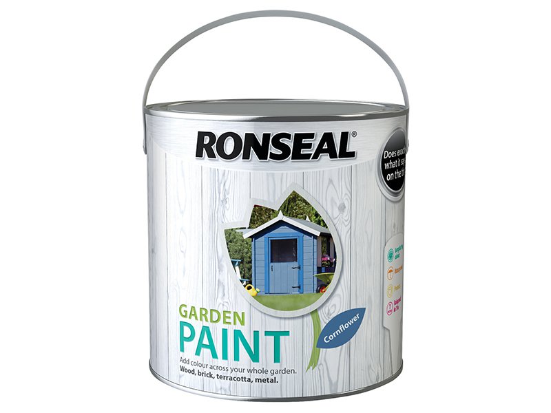 Ronseal Garden Paint Cornflower 2.5 Litre Main Image