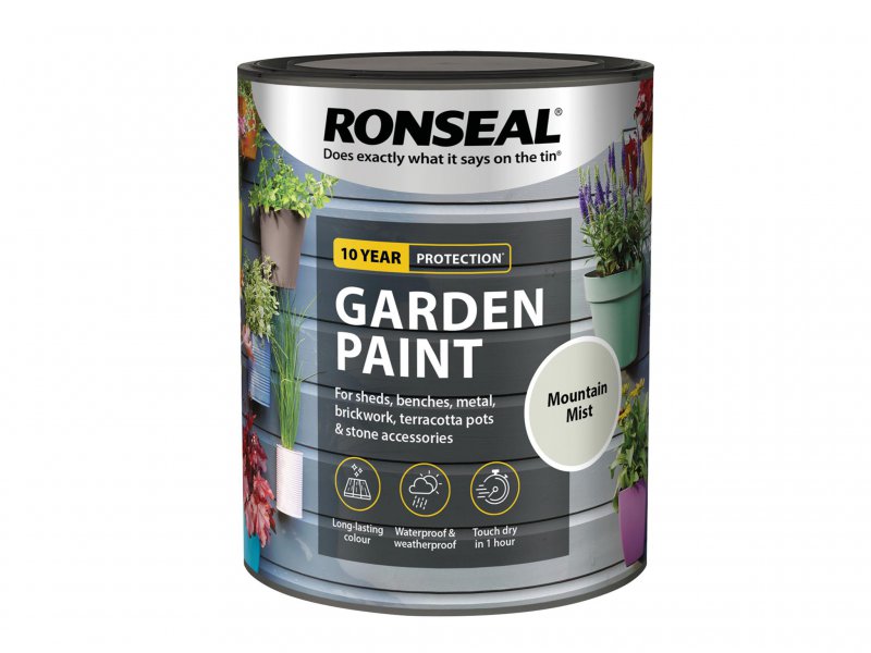 Ronseal Garden Paint Mountain Mist 750ml Main Image