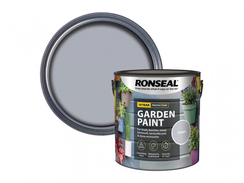 Ronseal Garden Paint Pebble 2.5 Litre Main Image