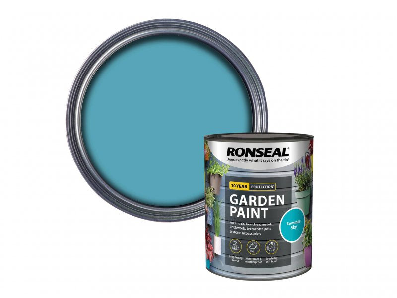 Ronseal Garden Paint Summer Sky 750ml Main Image