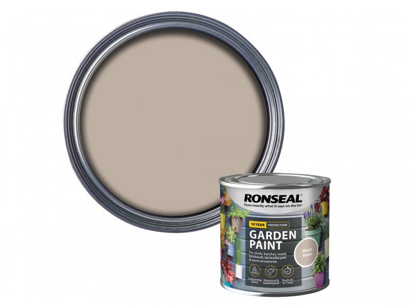 Ronseal Garden Paint Warm Stone 250ml Main Image