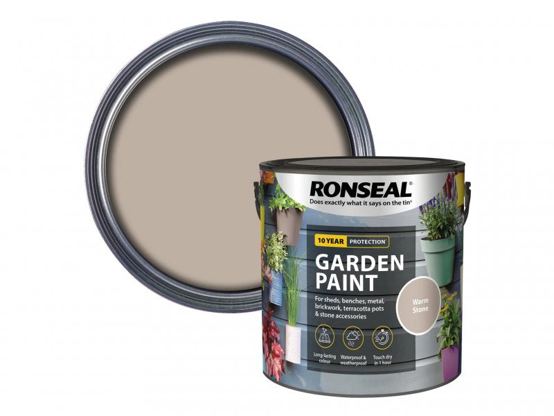 Ronseal Garden Paint Warm Stone 2.5 Litre Main Image