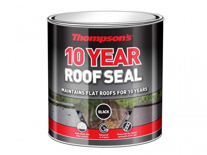 Ronseal Thompson's 10 Year Roof Seal Black 1 litre