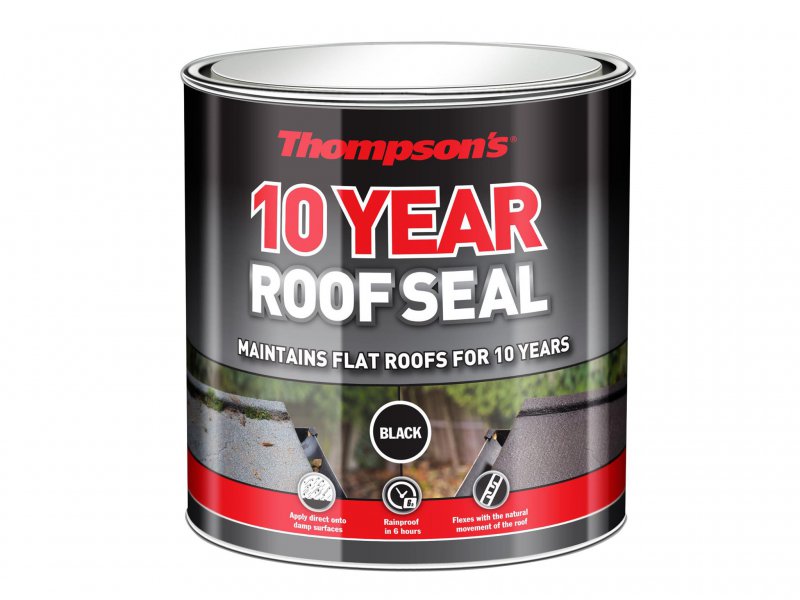 Ronseal Thompsons High Performance Roof Seal Black 1 Litre