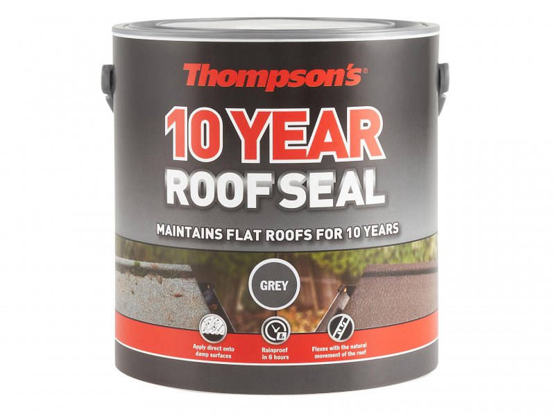 Ronseal thoms Hp 10Yr Roof Seal Grey 2.5Lt Main Image
