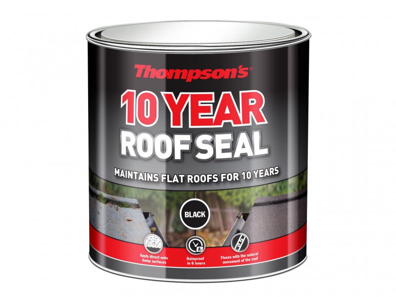 Ronseal Thompsons High Performance Roof Seal Black 4 Litre Main Image