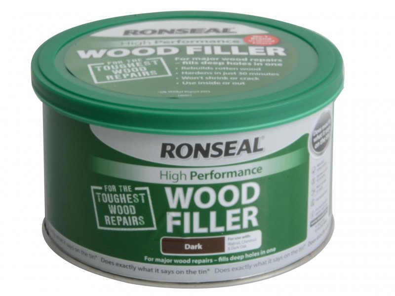 Ronseal High Performance Wood Filler Dark 275g Main Image