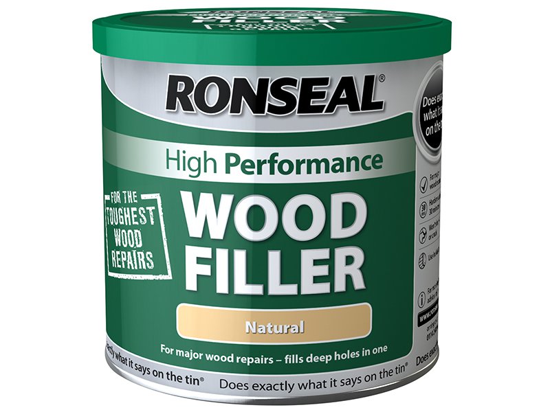 Ronseal High Performance Wood Filler White 550g Main Image
