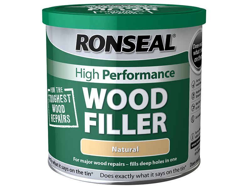 Ronseal High Performance Wood Filler White 550g Main Image