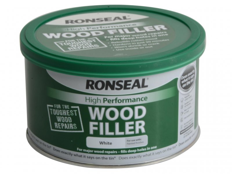 Ronseal High Performance Wood Filler White 275g Main Image