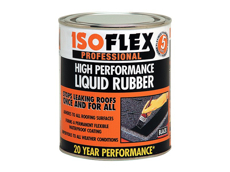 Ronseal Isoflex Liquid Rubber Black 4.25 litre