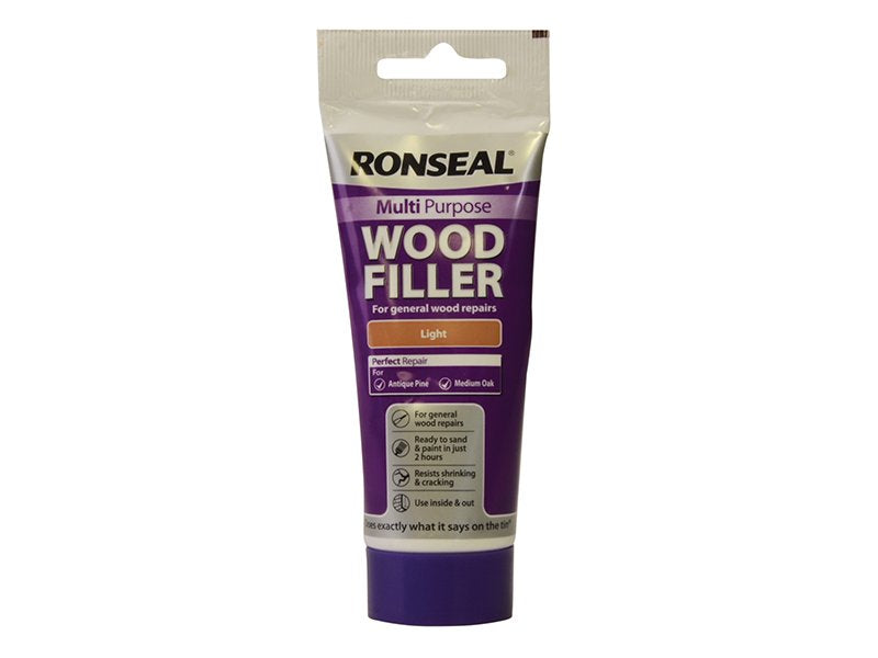 Ronseal Multi Purpose Wood Filler Tube Light 100g