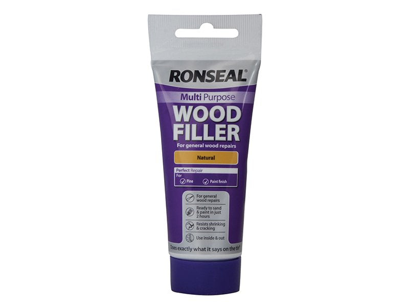 Ronseal Multi Purpose Wood Filler Tube Natural 100g