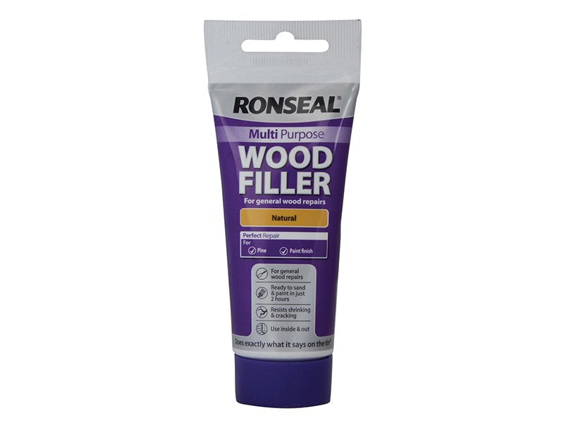 Ronseal Multipurpose Wood Filler Tube Natural 100g