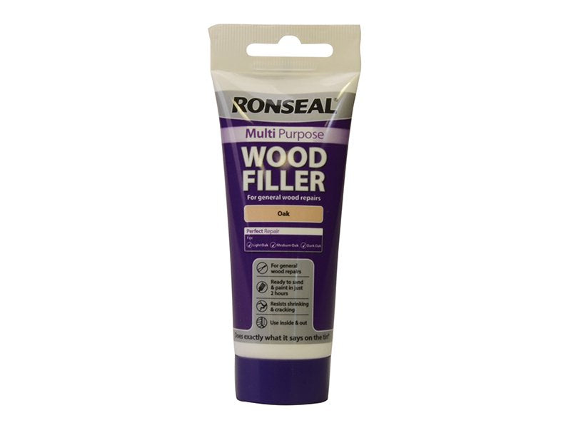 Ronseal Multi Purpose Wood Filler Tube Oak 100g