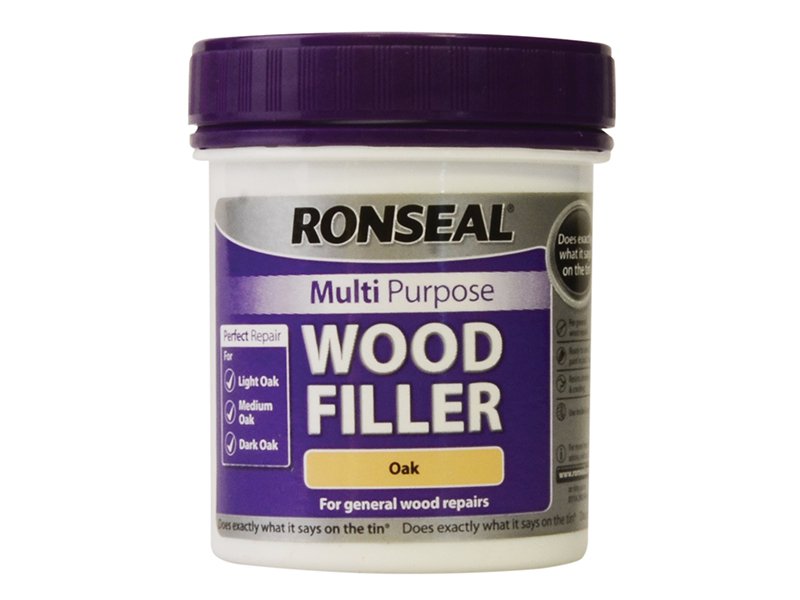 Ronseal Multi Purpose Wood Filler Tub Oak 250g