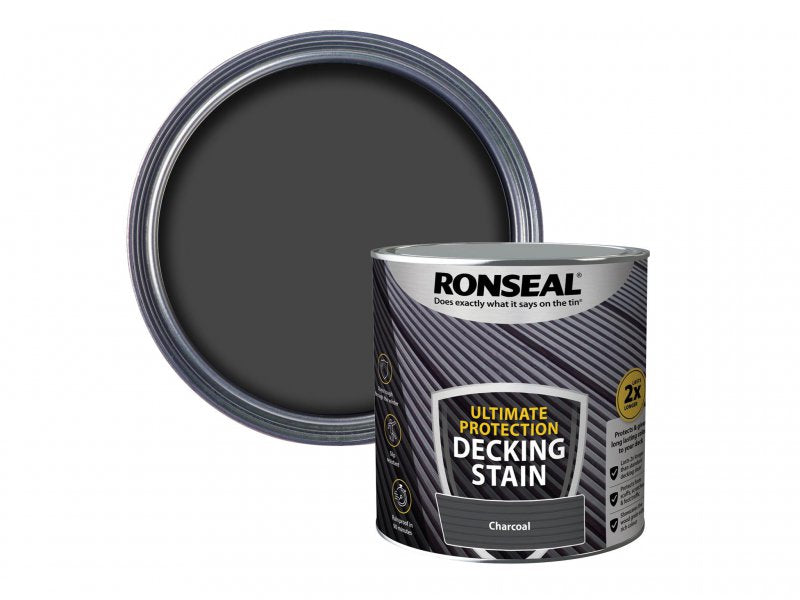 Ronseal Ultimate Protection Decking Stain Charcoal 2.5 litre Main Image