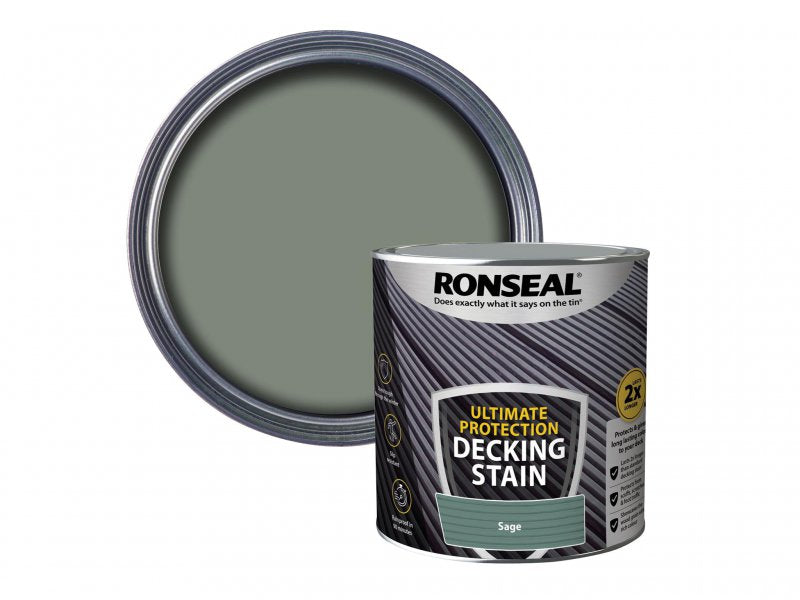 Ronseal Ultimate Protection Decking Stain Sage 2.5 litre Main Image