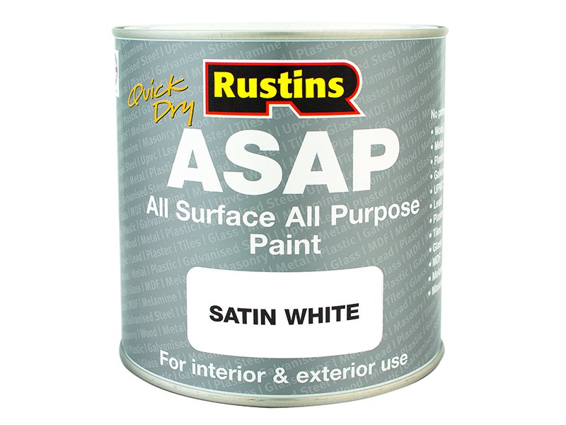 Rustins ASAP Paint White 250ml Main Image