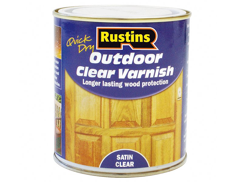 Rustins Exterior Varnish Satin 1 Litre Main Image