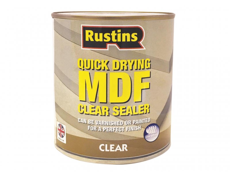 Rustins Quick Dry MDF Sealer Clear 500 ml Main Image