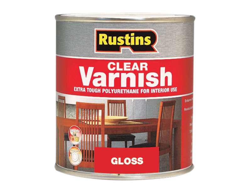 Rustins Polyurethane Varnish Gloss Clear 250 ml Main Image