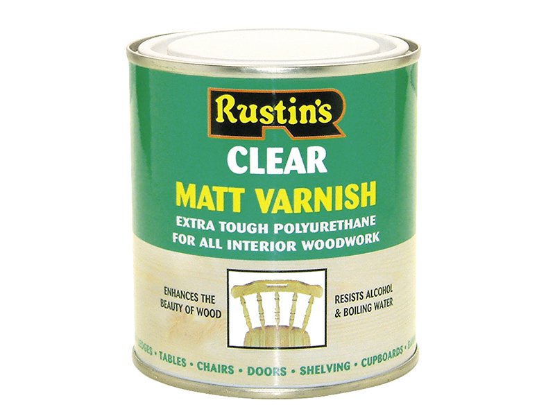 Rustins Polyurethane Varnish Matt Clear 1 Litre Main Image