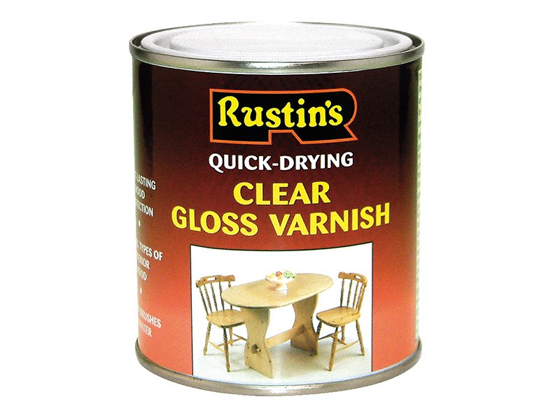 Rustins Quick Dry Varnish Gloss Clear 500 ml Main Image